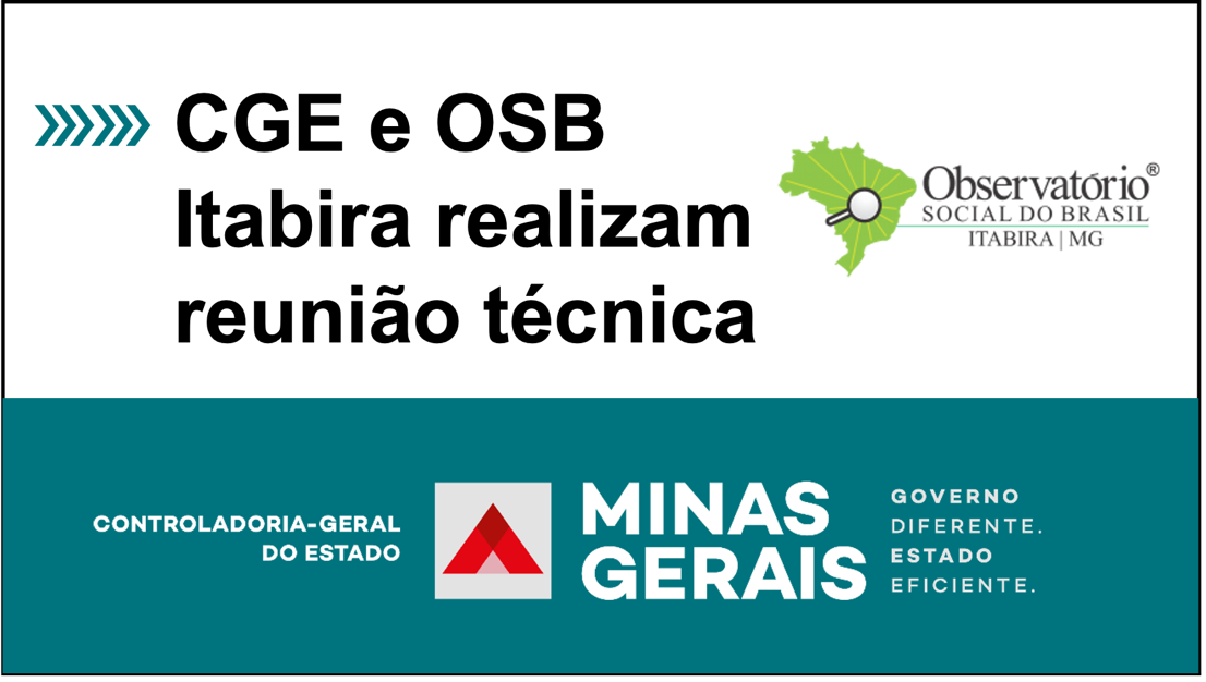 Programa de Apoio aos Conselhos Municipais é discutido por OSBI e CGE