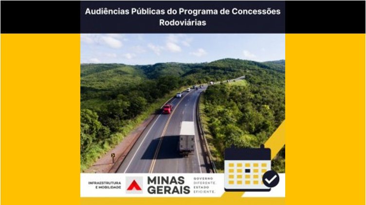 Última oportunidade para participar de audiência pública sobre Programa de Concessões Rodoviárias 