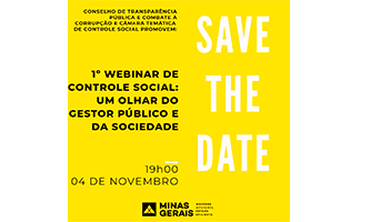 Conselho de Transparência Pública e Combate à Corrupção promove webinar sobre Controle Social